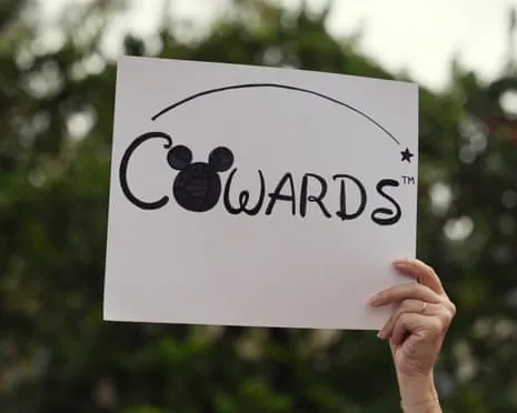 Hundreds Demonstrate Near Disney Headquarters Regarding ‘Un-American’ Kimmel Show Removal